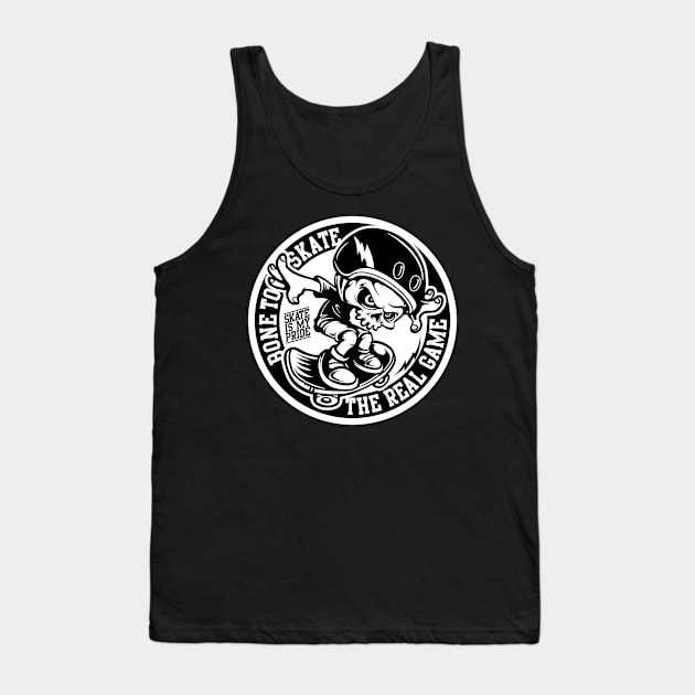 Skull Cartoon Tank Top by Unestore